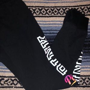 Pink sweatpants/leggings